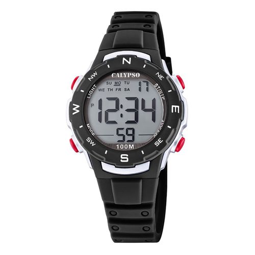 Calypso Montre Unisexe Digital Sport K5801/6 Montre En Plastique Noir Uk5801/6