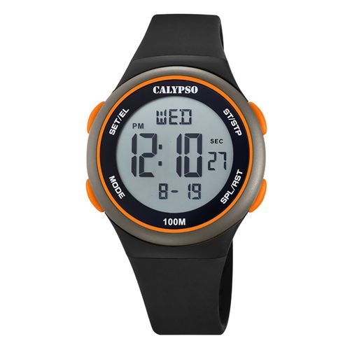 Calypso Montre Homme Numérique K5804/3 Montre-Bracelet En Plastique Noir Uk5804/3