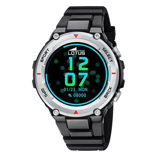 Montre Homme Lotus Silicone Noir Montre-Bracelet Multifonction Lotus Ul50024/2