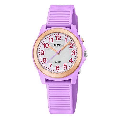 Montre Pour Enfants Calypso En Plastique Violet Montre-Bracelet Junior Calypso Uk5823/4