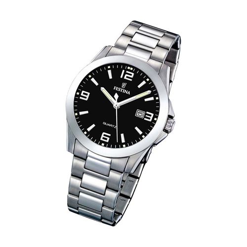 Festina Montre Homme F16376/4 Montre-Bracelet En Acier Inoxydable Classique Argent Uf16376/4