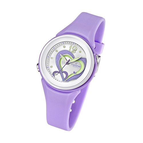 Montre Femme Calypso K5576/4 Montre-Bracelet En Plastique Analogico Lilas Violet Uk5576/4
