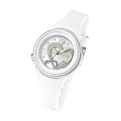 Montre Femme Calypso K5576/1 Montre-Bracelet En Plastique Pur Analogico Blanc Uk5576/1