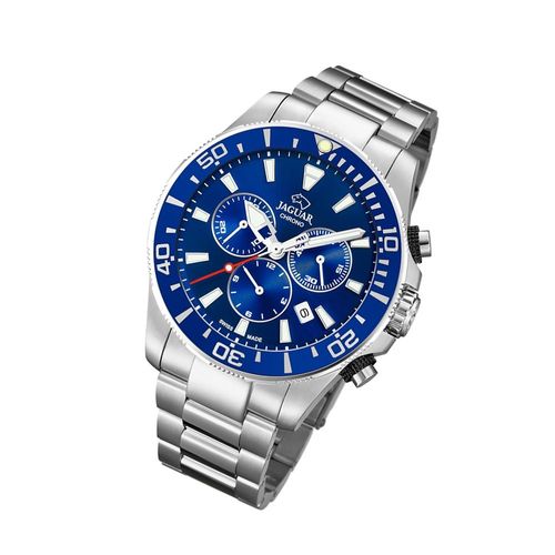 Jaguar Montre Homme Sport J861/2 Montre-Bracelet En Acier Inoxydable Exécutif Argent Uj861/2