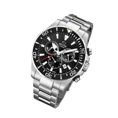 Jaguar Montre Homme Sport J861/3 Montre-Bracelet En Acier Inoxydable Exécutif Argent Uj861/3