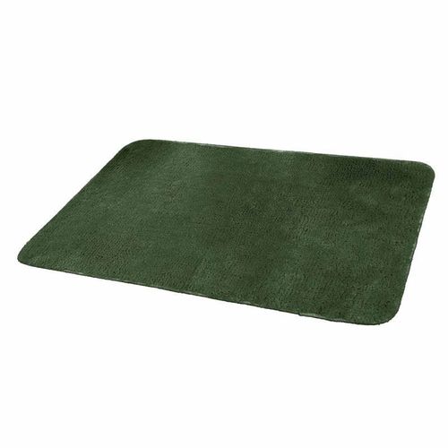 Paris Prix - Tapis De Bain "Dolcy" 45x75cm Kaki