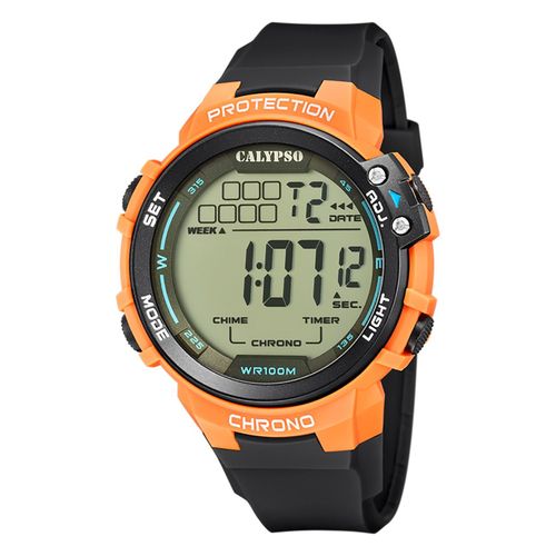 Montre Pour Hommes Calypso En Plastique Noir Montre-Bracelet Numérique Calypso Uk5817/4