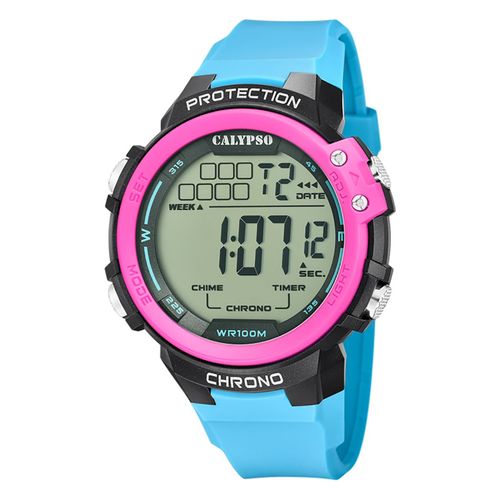 Montre Pour Homme Calypso En Plastique Bleu Montre-Bracelet Numérique Calypso Uk5817/1