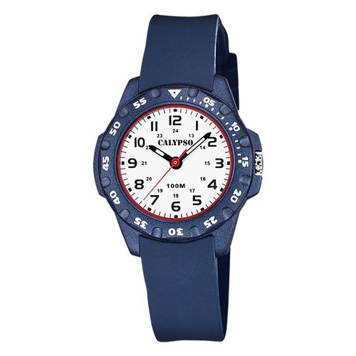 Montre Jeunesse Calypso Plastique Bleu Montre-Bracelet Junior Calypso Uk5821/1