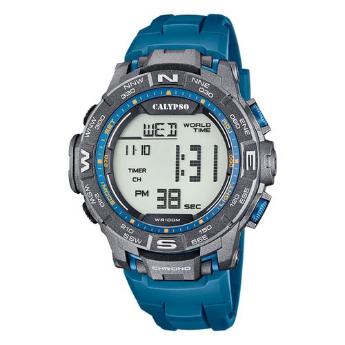 Montre Pour Homme Calypso En Plastique Bleu Montre-Bracelet Numérique Calypso Uk5816/1