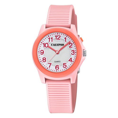 Montre Pour Enfants Calypso En Plastique Rose Montre-Bracelet Junior Calypso Uk5823/1