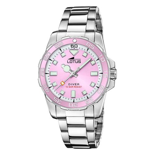 Montre Femme Lotus Acier Inoxydable Argent Montre-Bracelet Lotus Classic Ul18937/1