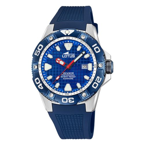 Montre Homme Lotus Silicone Bleu Montre-Bracelet Lotus Classic Ul18927/B