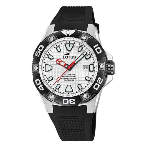 Montre Homme Lotus Silicone Noir Montre-Bracelet Lotus Classic Ul18927/A