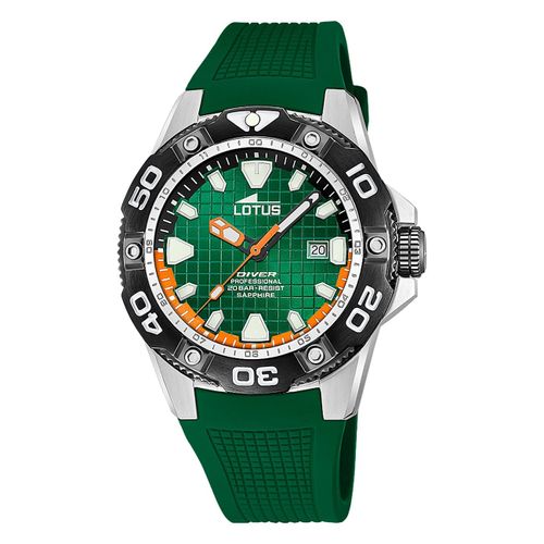 Montre Homme Lotus Silicone Vert Montre-Bracelet Lotus Classic Ul18927/3