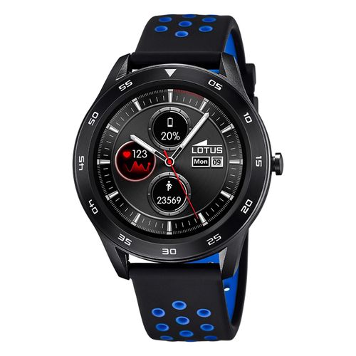 Montre Homme Lotus Silicone Noir Bleu Vert Clair Montre-Bracelet Multifonction Ul50013/B