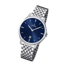 Festina Montre Homme F16744/3 Montre-Bracelet En Acier Inoxydable Classique Argent Uf16744/3