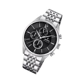 Festina Montre Homme F20285/4 Montre-Bracelet En Acier Inoxydable Chronographe Argent Uf20285/4