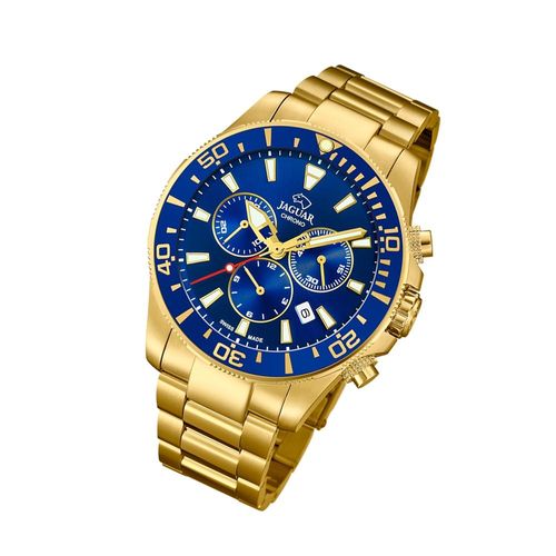 Jaguar Montre Homme Sport J864/2 Montre-Bracelet En Acier Inoxydable Exécutif Or Uj864/2