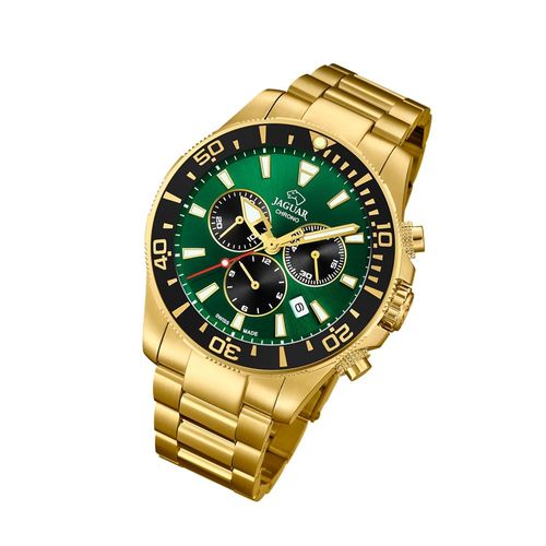 Jaguar Montre Homme Sport J864/1 Montre-Bracelet En Acier Inoxydable Exécutif Or Uj864/1