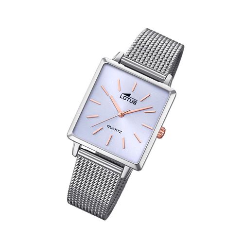 Lotus Montre Pour Femme Mode 18718/3 Montre-Bracelet En Acier Inoxydable Tendance Argent Ul18718/3