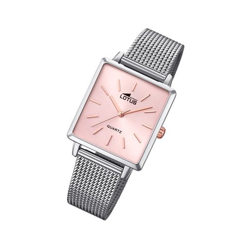 Lotus Montre Pour Femme Mode 18718/2 Montre-Bracelet En Acier Inoxydable Tendance Argent Ul18718/2
