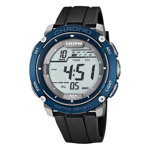 Montre Pour Hommes Calypso En Plastique Noir Montre-Bracelet Numérique Calypso Uk5820/3