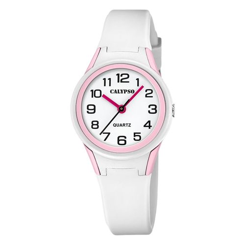 Montre Jeunesse Calypso Caoutchouc Blanc Montre-Bracelet Junior Calypso Uk5834/1