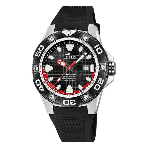 Montre Homme Lotus Silicone Noir Montre-Bracelet Lotus Classic Ul18927/4