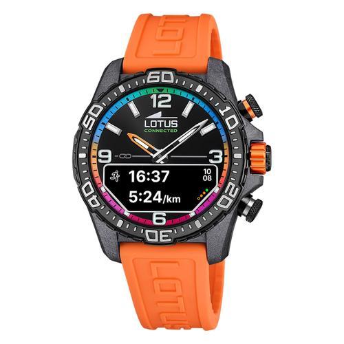 Montre Pour Hommes Lotus En Plastique Orange Montre-Bracelet Multifonction Lotus Ul20000/7