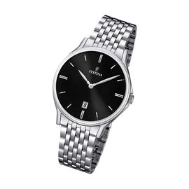 Festina Montre Homme F16744/4 Montre-Bracelet En Acier Inoxydable Classique Argent Uf16744/4