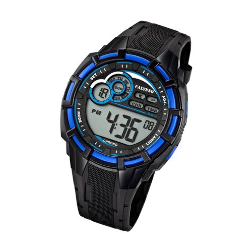 Calypso Montre Pour Hommes K5625/2 Montre-Bracelet En Plastique Pur Numérique Noir Uk5625/2
