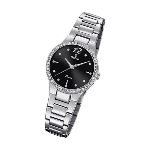Montre Femme Festina F20240/2 Montre Bracelet En Acier Inoxydable Mademoiselle Argent Uf20240/2