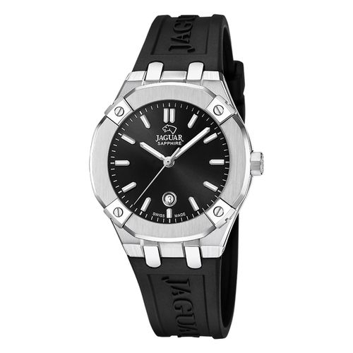 Montre Femme Jaguar Silicone Noir Jaguar Montre-Bracelet Diplomatique Uj1017/2