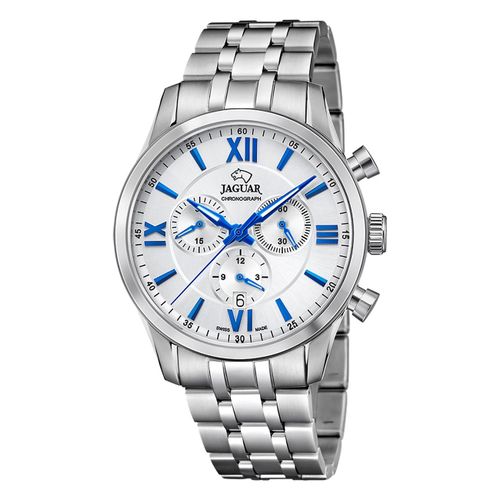 Jaguar Montre Homme Acier Inoxydable Argent Jaguar Montre-Bracelet Acamar Uj963/1