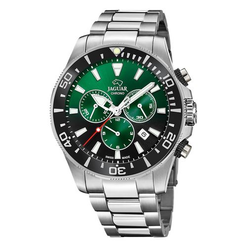Jaguar Montre Pour Hommes En Acier Inoxydable Argenté Jaguar Montre-Bracelet De Direction Uj861/9