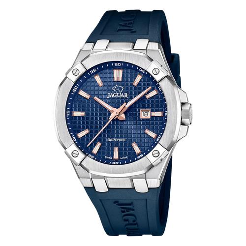 Montre Homme Jaguar Silicone Bleu Jaguar Montre-Bracelet Diplomatique Uj1010/2