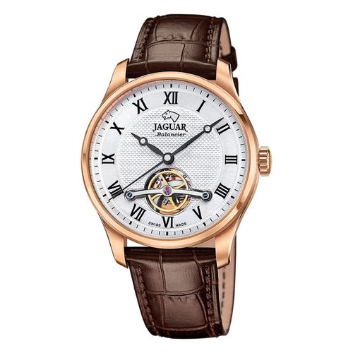 Jaguar Montre Homme Cuir Marron Jaguar Montre-Bracelet À Équilibrage Uj967/2