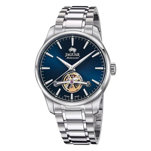 Montre Pour Hommes Jaguar En Acier Inoxydable Argenté Jaguar Montre-Bracelet À Équilibrage Uj965/3