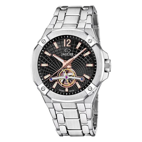 Montre Pour Hommes Jaguar En Acier Inoxydable Argenté Jaguar Montre-Bracelet À Équilibrage Uj1007/4