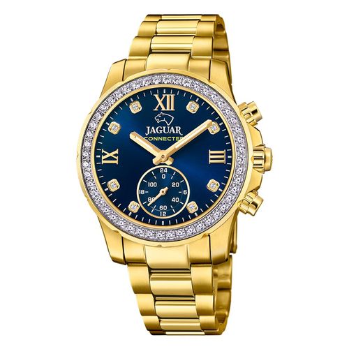 Montre Femme Jaguar Acier Inoxydable Doré Montre Bracelet Connectée Jaguar Uj983/3