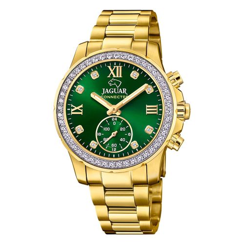 Montre Femme Jaguar Acier Inoxydable Doré Montre Bracelet Connectée Jaguar Uj983/5