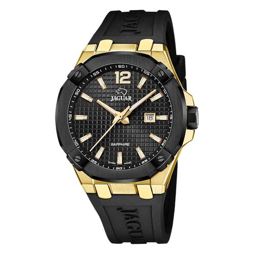 Jaguar Montre Homme Silicone Noir Jaguar Montre-Bracelet Diplomatique Uj1012/1