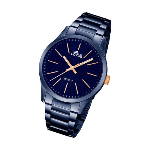 Montre Lotus Pour Homme Elegant L18163/2 Montre En Acier Inoxydable Minimaliste Bleu Ul18163/2