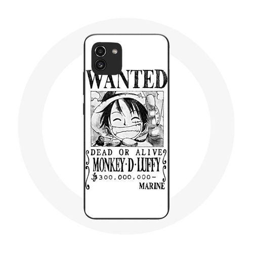 Coque Pour Samsung Galaxy A03 One Piece Manga Affiche De Recherche Blanche