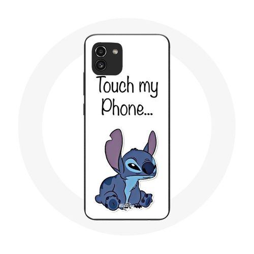 Coque Pour Samsung Galaxy A03 Lilo Et Stitch Mignon Fond Blanc