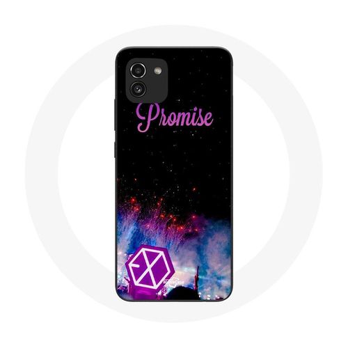Coque Pour Samsung Galaxy A03 Exo Groupe K-Pop Logo Chanson Promise