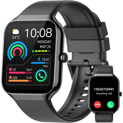 Montre Connectée Homme Avec Appel Bluetooth, 1.83" Montre Intelligente