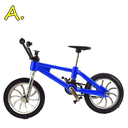 Mini Vélo Bmx À Doigt Pour Garçons,1 Pièce,Avec Corde De Frein,En Alliage,Modèle De Vélo De Montagne Fonctionnel,Jouets,Cadeau Pour Enfants - Type A