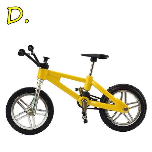 Mini Vélo Bmx À Doigt Pour Garçons,1 Pièce,Avec Corde De Frein,En Alliage,Modèle De Vélo De Montagne Fonctionnel,Jouets,Cadeau Pour Enfants - Type D